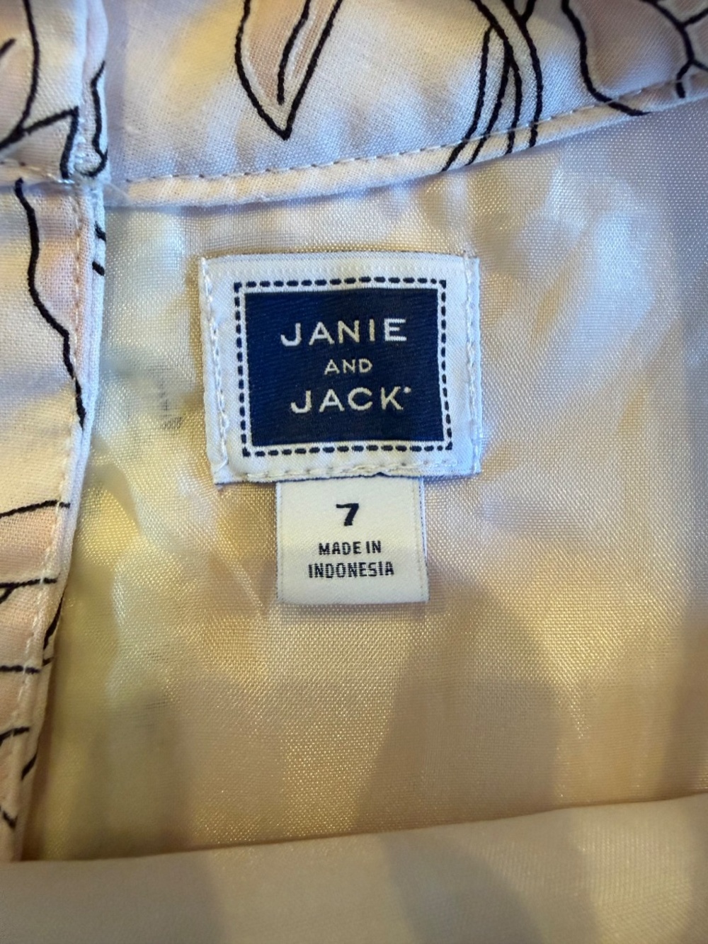 Janie and Jack Rose Print Girls Dress - special occasion, birthday or wedding - Picture 3 of 3